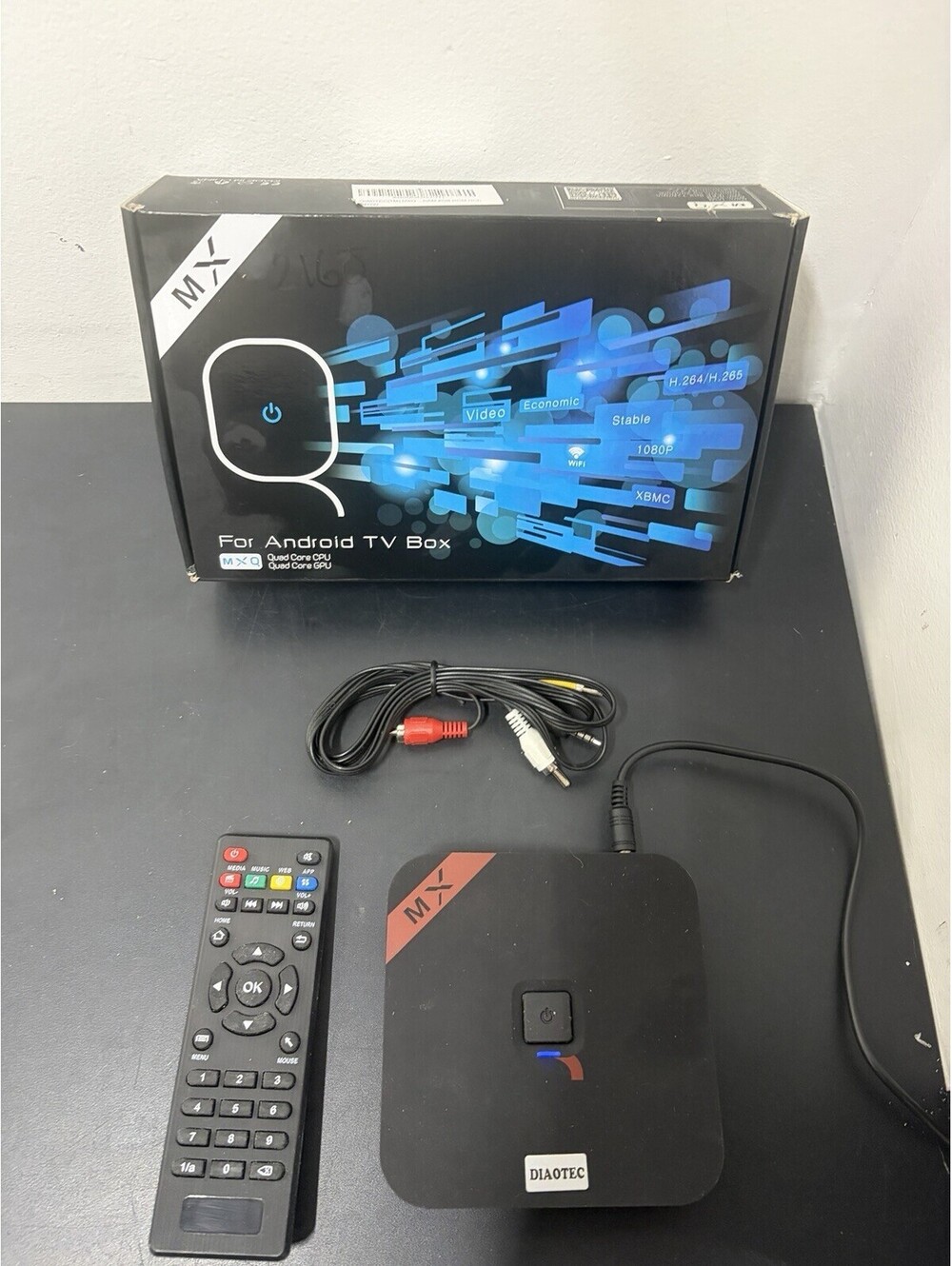 MXQ For Android TV Box Quad Core CPU & GPU Smart TV Box